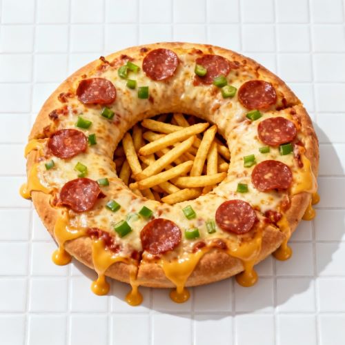 Donut Pizza Loaded Fries 